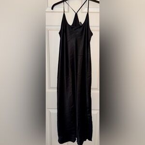 Elegant Black Slip Nightgown, FUC, size M